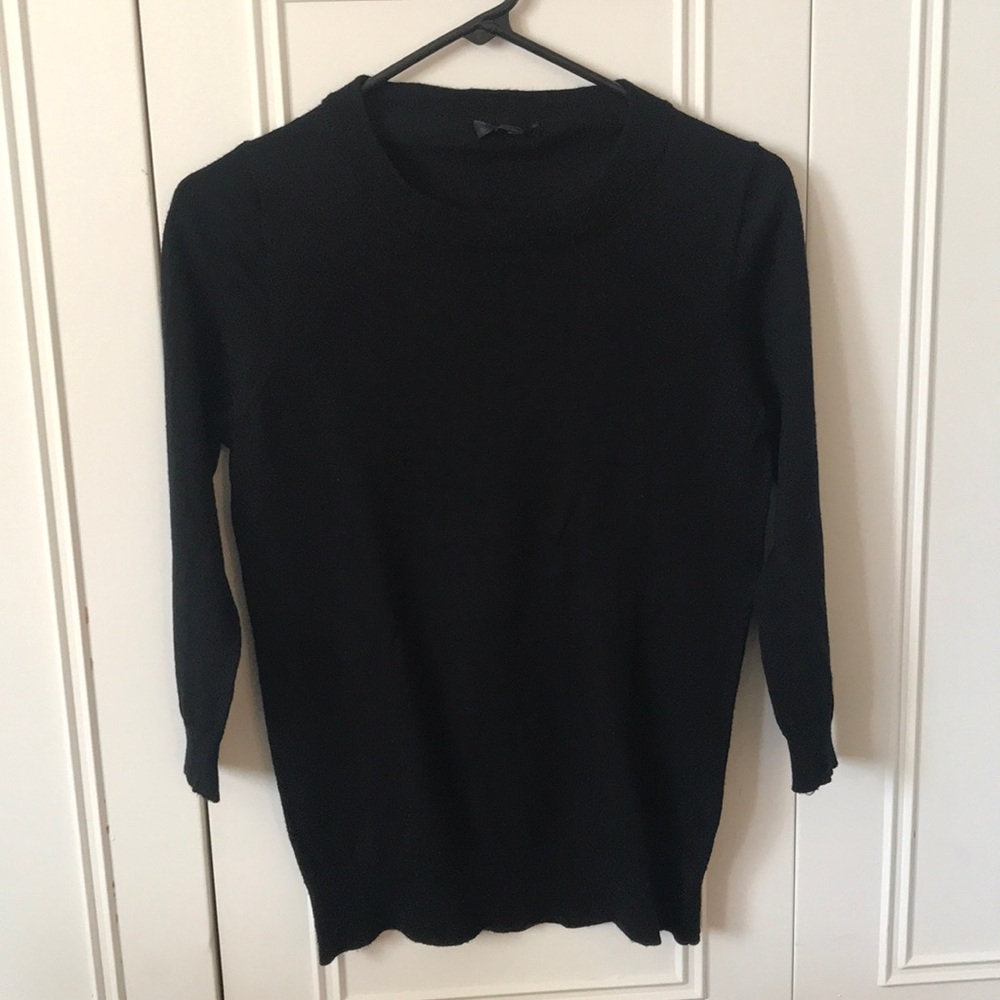 J Crew Black Tippi Sweater
